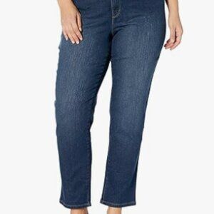 Gloria Vanderbilt Dark Blue Rail Straight Leg Jeans